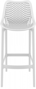 Комплект пластиковых барных стульев Siesta Contract Air Bar 75 Set 4 стеклопластик белый Фото 5