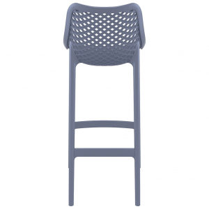Комплект пластиковых барных стульев Siesta Contract Air Bar 75 Set 2 стеклопластик темно-серый Фото 7
