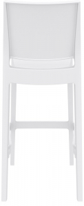 Комплект пластиковых барных стульев Siesta Contract Maya Bar 75 Set 2 стеклопластик белый Фото 6