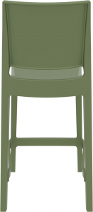 Комплект пластиковых полубарных стульев Siesta Contract Maya Bar 65 Set 2 стеклопластик оливковый Фото 4