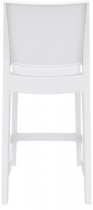 Комплект пластиковых полубарных стульев Siesta Contract Maya Bar 65 Set 4 стеклопластик белый Фото 7