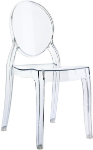 Комплект прозрачных детских стульев Siesta Contract Baby Elizabeth Set 2 поликарбонат прозрачный Фото 5