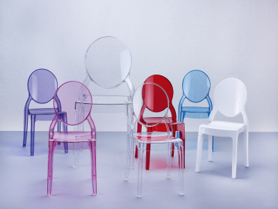 Комплект прозрачных детских стульев Siesta Contract Baby Elizabeth Set 2 поликарбонат прозрачный Фото 17
