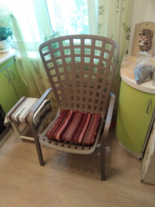 Кресло-качалка пластиковое Nardi Folio стеклопластик тортора Фото 12