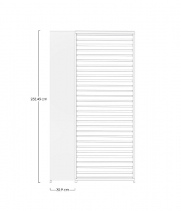 Панель вертикальная для перголы Garden Relax Ocean алюминий белый Фото 2