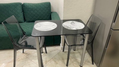Комплект прозрачных стульев Scab Design Vanity Set 2 поликарбонат серый Фото 6