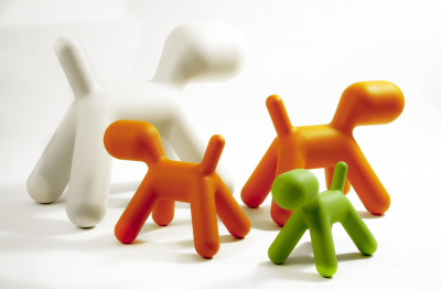 Собака пластиковая Magis Puppy полиэтилен оранжевый Фото 11