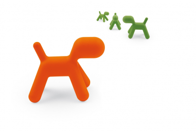 Собака пластиковая Magis Puppy полиэтилен оранжевый Фото 23