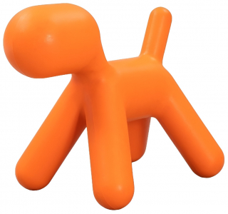Собака пластиковая Magis Puppy полиэтилен оранжевый Фото 1