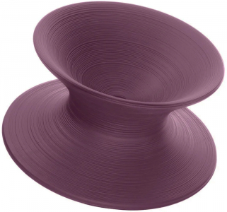 Кресло-юла пластиковое Magis Spun полиэтилен темно-фиолетовый Фото 1