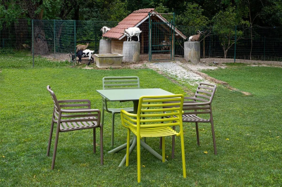 Кресло пластиковое Nardi Doga стеклопластик капучино Фото 12