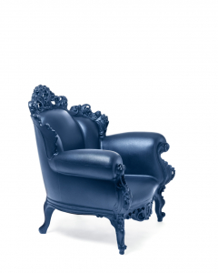 Кресло пластиковое Magis Magis Proust полиэтилен синий Фото 4