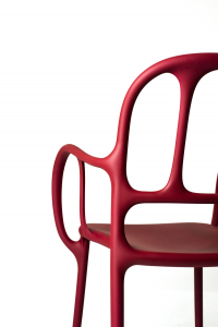 Кресло пластиковое Magis Mila полипропилен, стекловолокно красный Фото 7