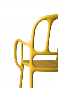 Кресло пластиковое Magis Mila полипропилен, стекловолокно желтый Фото 7