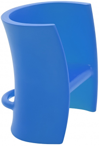 Кресло пластиковое детское Magis Trioli полиэтилен синий Фото 1