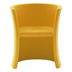 Кресло пластиковое детское Magis Trioli полиэтилен желтый Фото 5