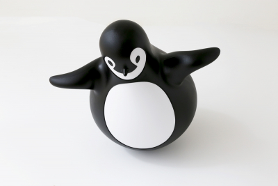 Неваляшка пластиковая Magis Pingy полиэтилен черный, белый Фото 23