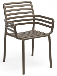 Комплект пластиковых кресел Nardi Doga Set 4 стеклопластик табак Фото 4