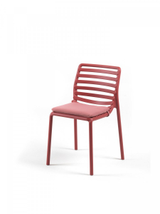 Комплект пластиковых стульев Nardi Doga Bistrot Set 2 стеклопластик марсала Фото 5