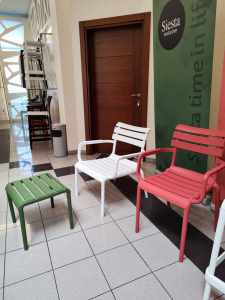 Кресло лаунж пластиковое Siesta Contract Paris Lounge стеклопластик белый Фото 13