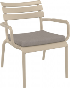 Подушка для кресла Siesta Contract Paris Lounge полиэстер светло-коричневый Фото 5