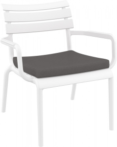 Подушка для кресла Siesta Contract Paris Lounge полиэстер темно-серый Фото 4