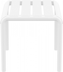 Столик пластиковый журнальный Siesta Contract Paris Side Table стеклопластик белый Фото 6
