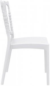Комплект пластиковых стульев Siesta Contract Napoleon Set 4 стеклопластик белый Фото 11