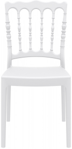 Комплект пластиковых стульев Siesta Contract Napoleon Set 4 стеклопластик белый Фото 12