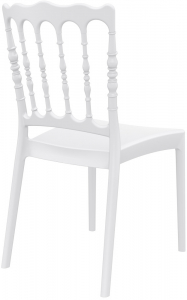 Комплект пластиковых стульев Siesta Contract Napoleon Set 4 стеклопластик белый Фото 14