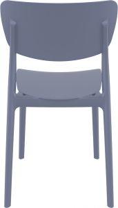 Комплект пластиковых стульев Siesta Contract Monna Set 4 стеклопластик темно-серый Фото 9