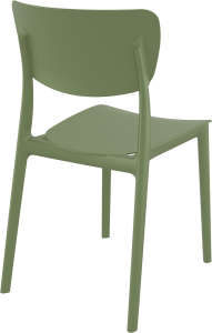 Комплект пластиковых стульев Siesta Contract Monna Set 4 стеклопластик оливковый Фото 8