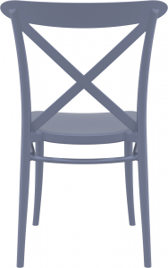 Комплект пластиковых стульев Siesta Contract Cross Set 2 стеклопластик темно-серый Фото 9