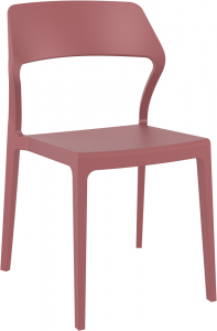 Комплект пластиковых стульев Siesta Contract Snow Set 2 стеклопластик марсала Фото 5