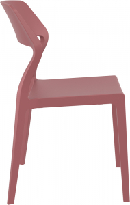 Комплект пластиковых стульев Siesta Contract Snow Set 2 стеклопластик марсала Фото 7
