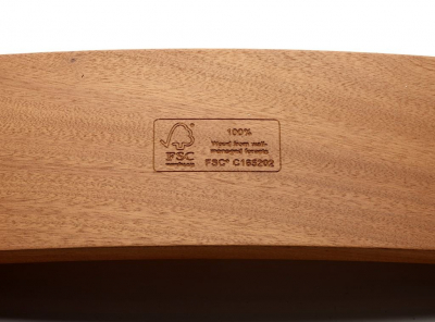 Кресло деревянное Scab Design Si-Si Wood сталь, красное дерево Сапелли антрацит, красное дерево Фото 3