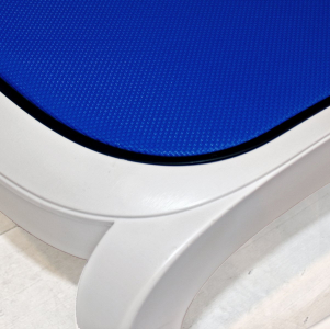 Комплект пластиковых лежаков Nardi Alfa Set 2 полипропилен, текстилен белый, синий Фото 16