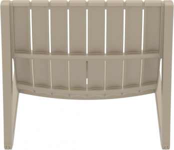Комплект пластиковых лежаков Siesta Contract Slim Set 2 стеклопластик бежевый Фото 8