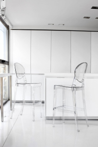 Комплект полубарных прозрачных стульев Scab Design Igloo Set 4 поликарбонат прозрачный Фото 8