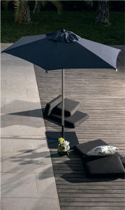 Зонт профессиональный Ø2.5 м Scolaro Lido Titanium алюминий, акрил титан, антрацит Фото 11