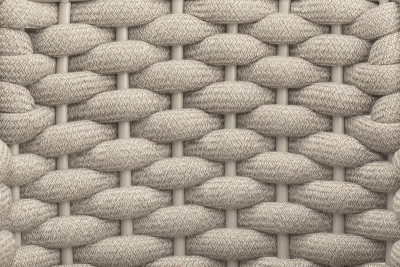 Шезлонг-лежак плетеный с матрасом Tagliamento Leon алюминий, роуп, акрил Фото 21