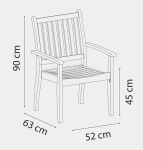Кресло деревянное Tagliamento Halikarnas Strapped ироко, эластичные ремни Фото 2