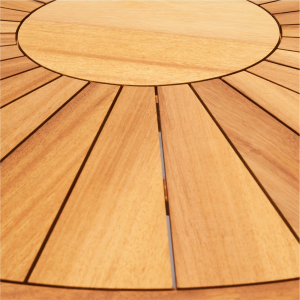 Стол деревянный обеденный Tagliamento Yuvarlak ироко Фото 5