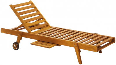 Шезлонг-лежак деревянный Tagliamento Standard ироко Фото 1