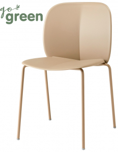 Стул пластиковый Scab Design Mentha Go Green сталь, технополимер тортора Фото 1