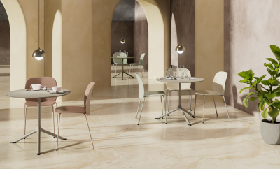 Стул пластиковый Scab Design Mentha Go Green сталь, технополимер карамельный Фото 6