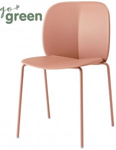 Стул пластиковый Scab Design Mentha Go Green сталь, технополимер карамельный Фото 1