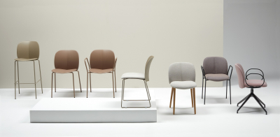 Кресло пластиковое Scab Design Mentha Go Green сталь, технополимер тортора Фото 5