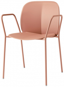 Кресло пластиковое Scab Design Mentha Go Green сталь, технополимер карамельный Фото 4