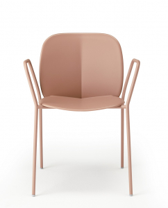 Кресло пластиковое Scab Design Mentha Go Green сталь, технополимер карамельный Фото 3